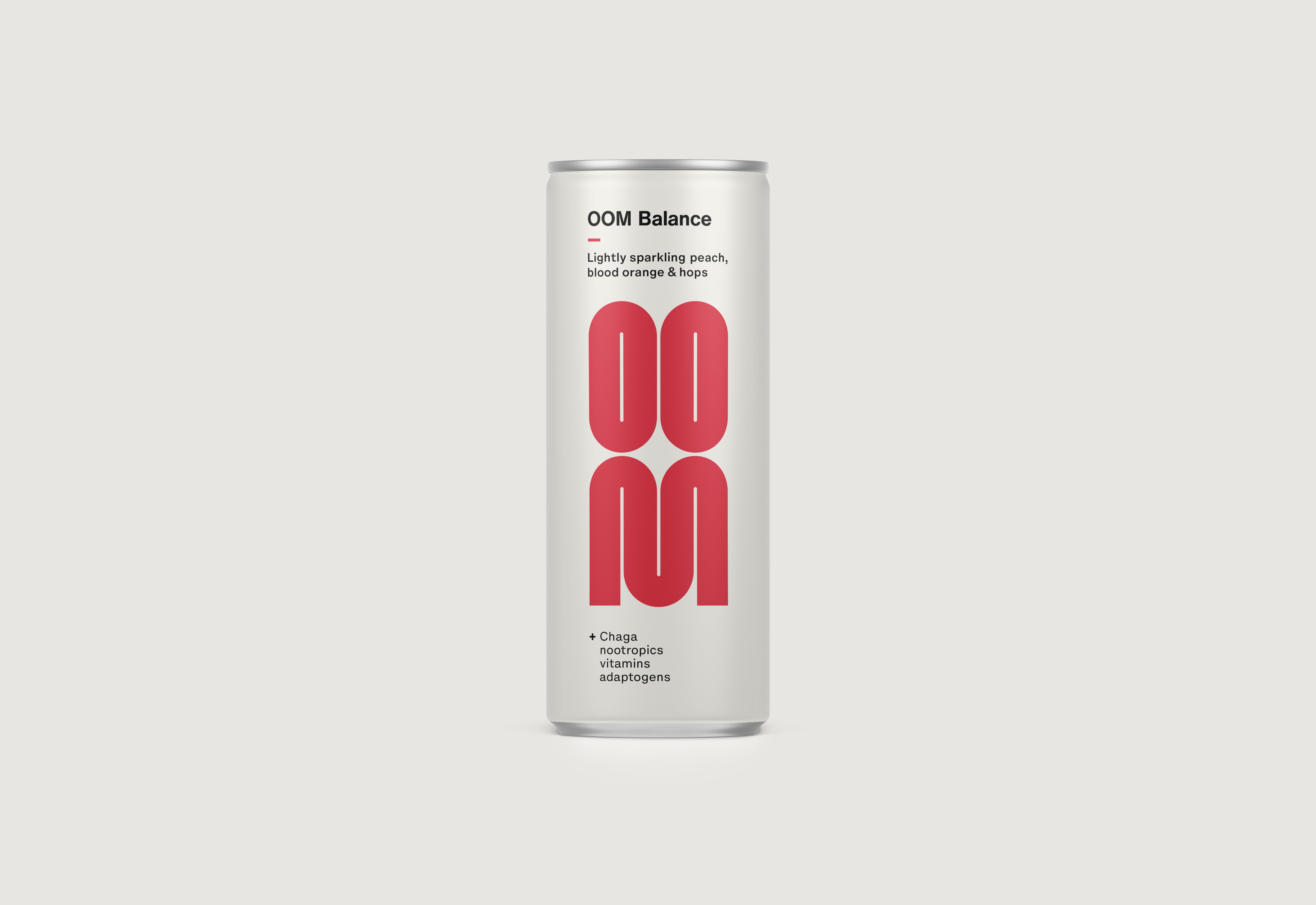 Oom Balance: Peach, Blood Orange & Hops (Functional Mushroom Drink Oooo) - 250ml