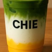 Mango and Macha Latte