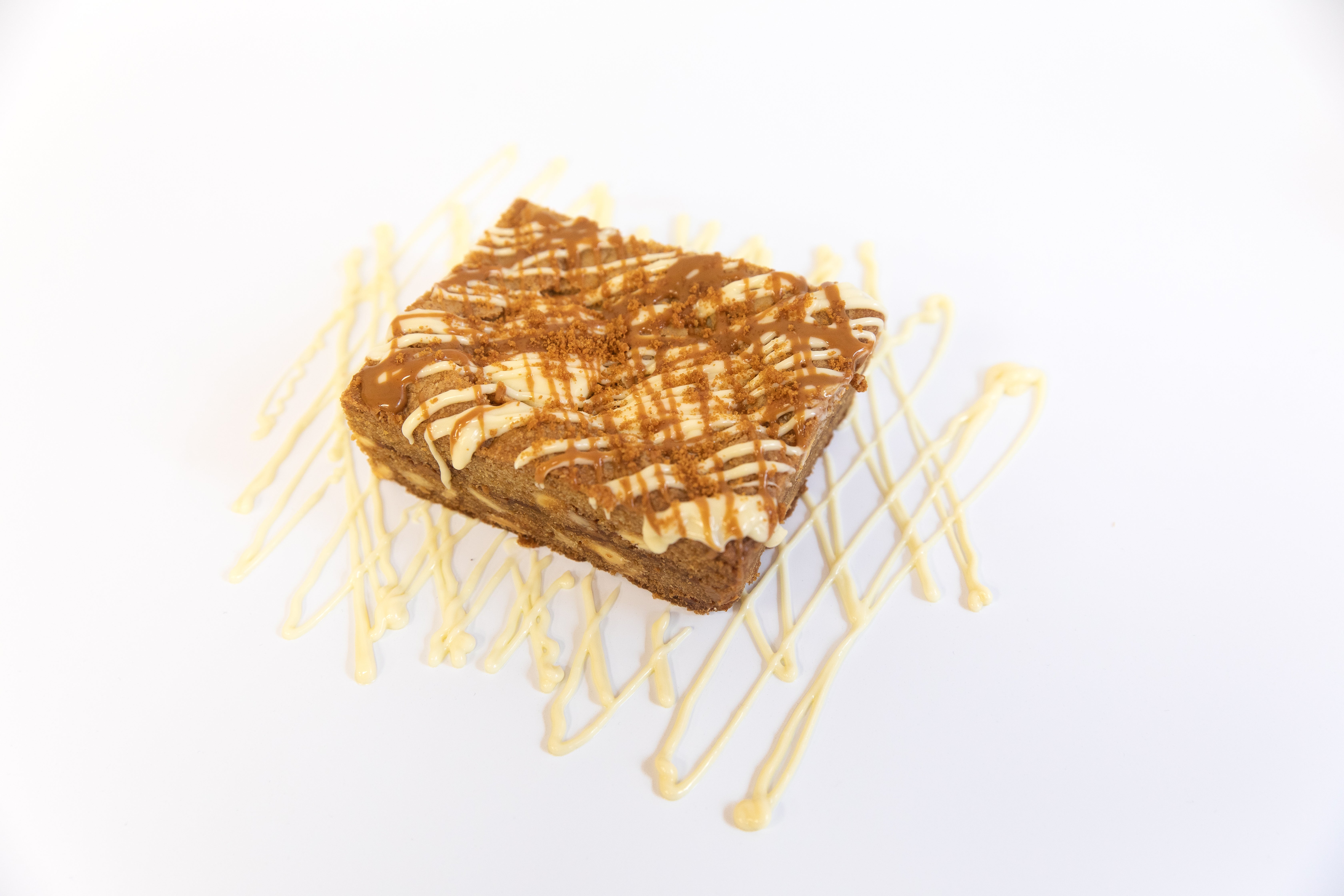 Biscoff and White Chocolate Cookie Bar