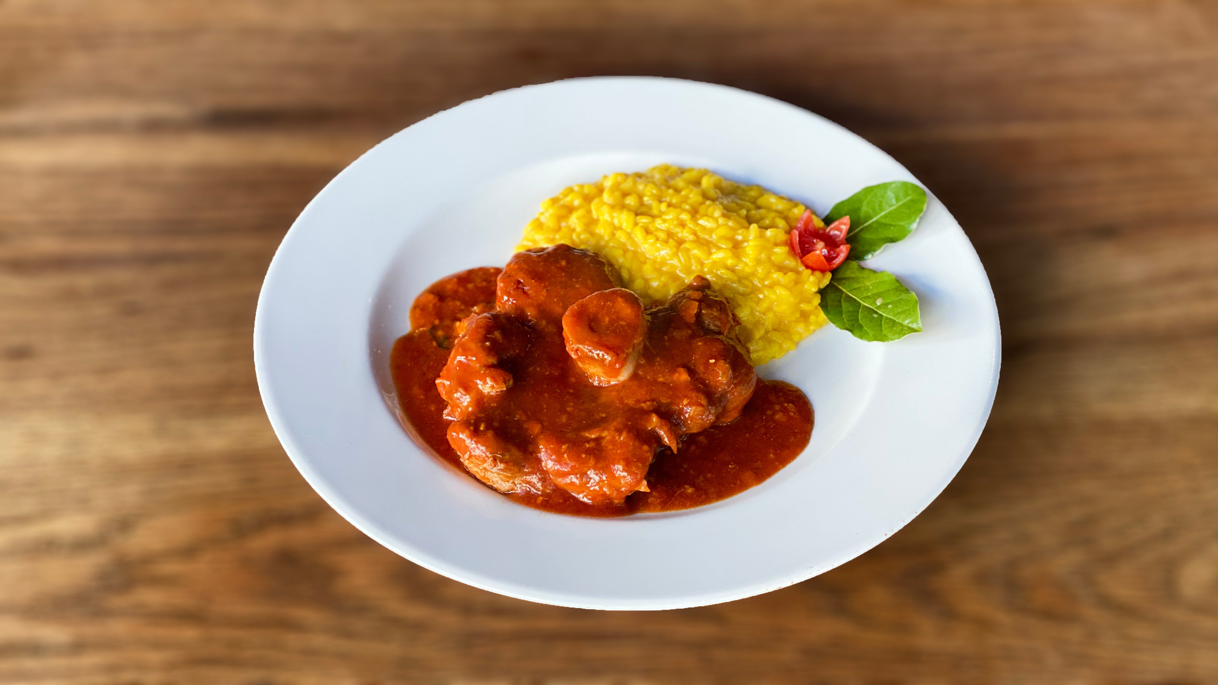 Ossobuco con Risotto alla Milanese