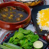 Ghormeh Sabzi Vegetable And Meat Stew