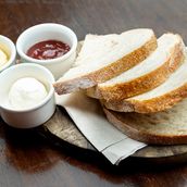 Toasted and saurdough bread