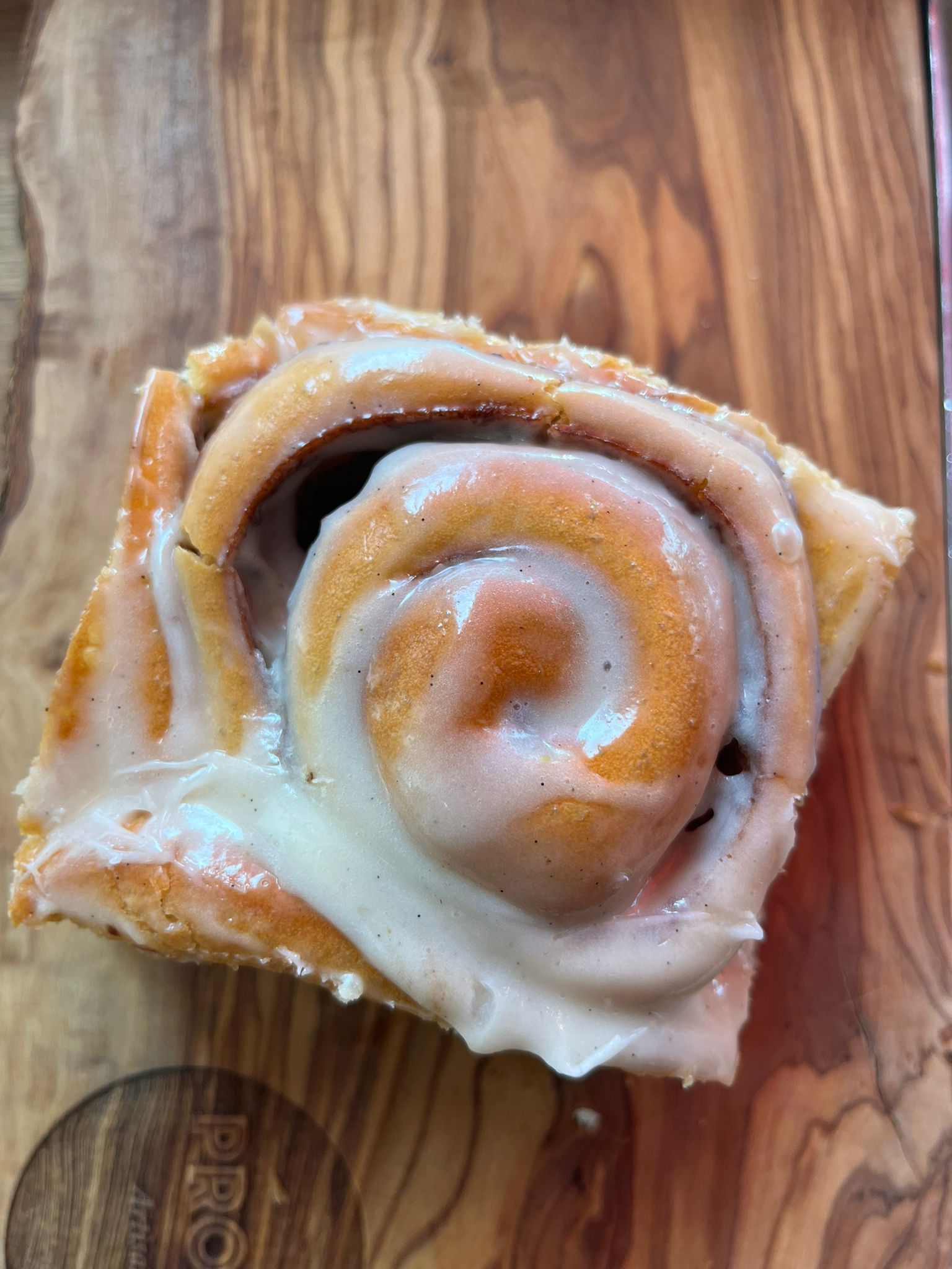 Cinnamon Bun with Cream Cheese Icing