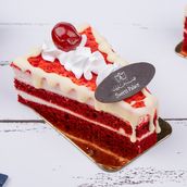 Red Velvet Mousse Cake Slice
