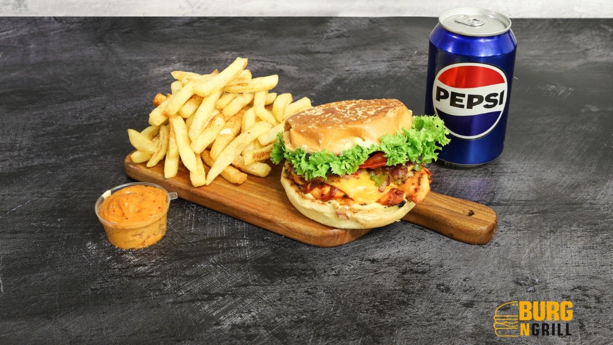 Flamin Peri Burger