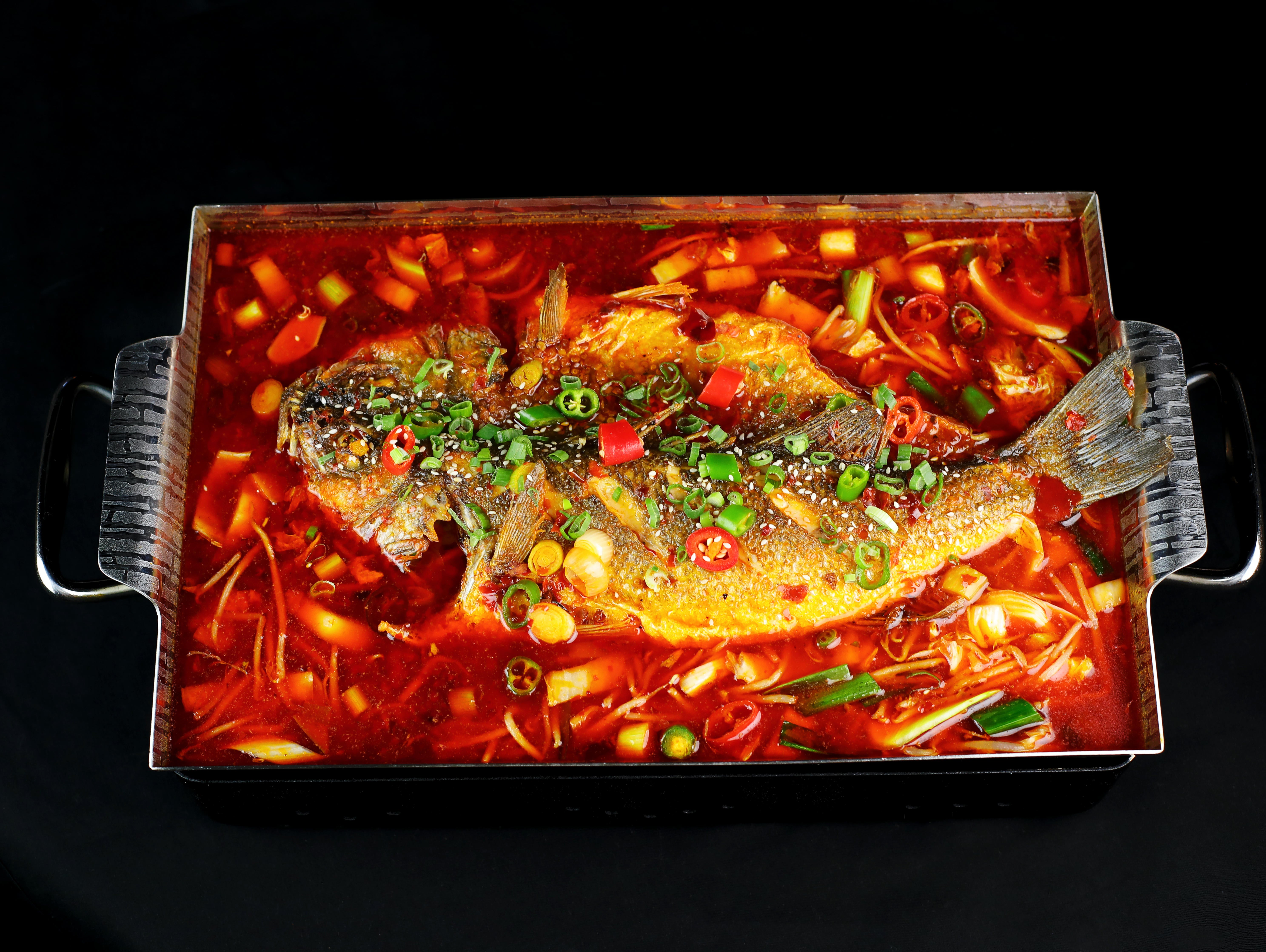 21. 万州特色烤鲈鱼 Grilled Seabass （Flavour: Spicy or Pickled Pepper or Garlic Flavour）