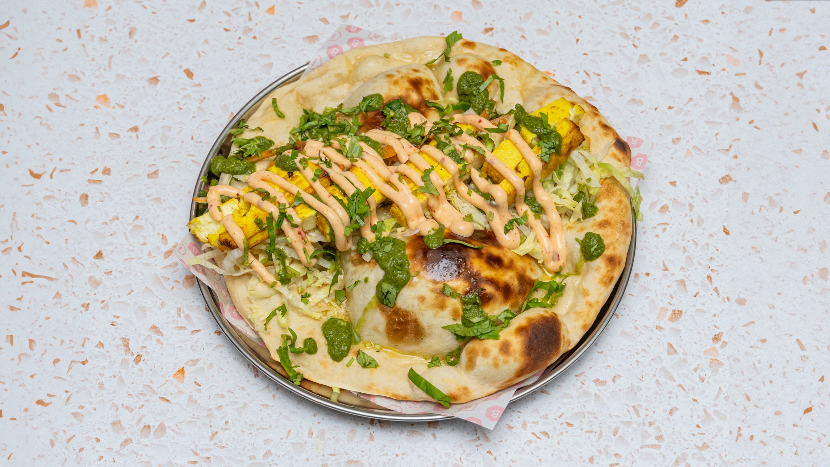 Paneer Tikka Naanwich