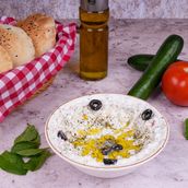 Labneh with Vegetable Plate