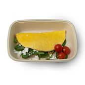 Spinach, Feta & Cherry Tomato Omelette