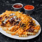 Fries With Meat 