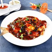 Black Bean Sauce Pomfret.
