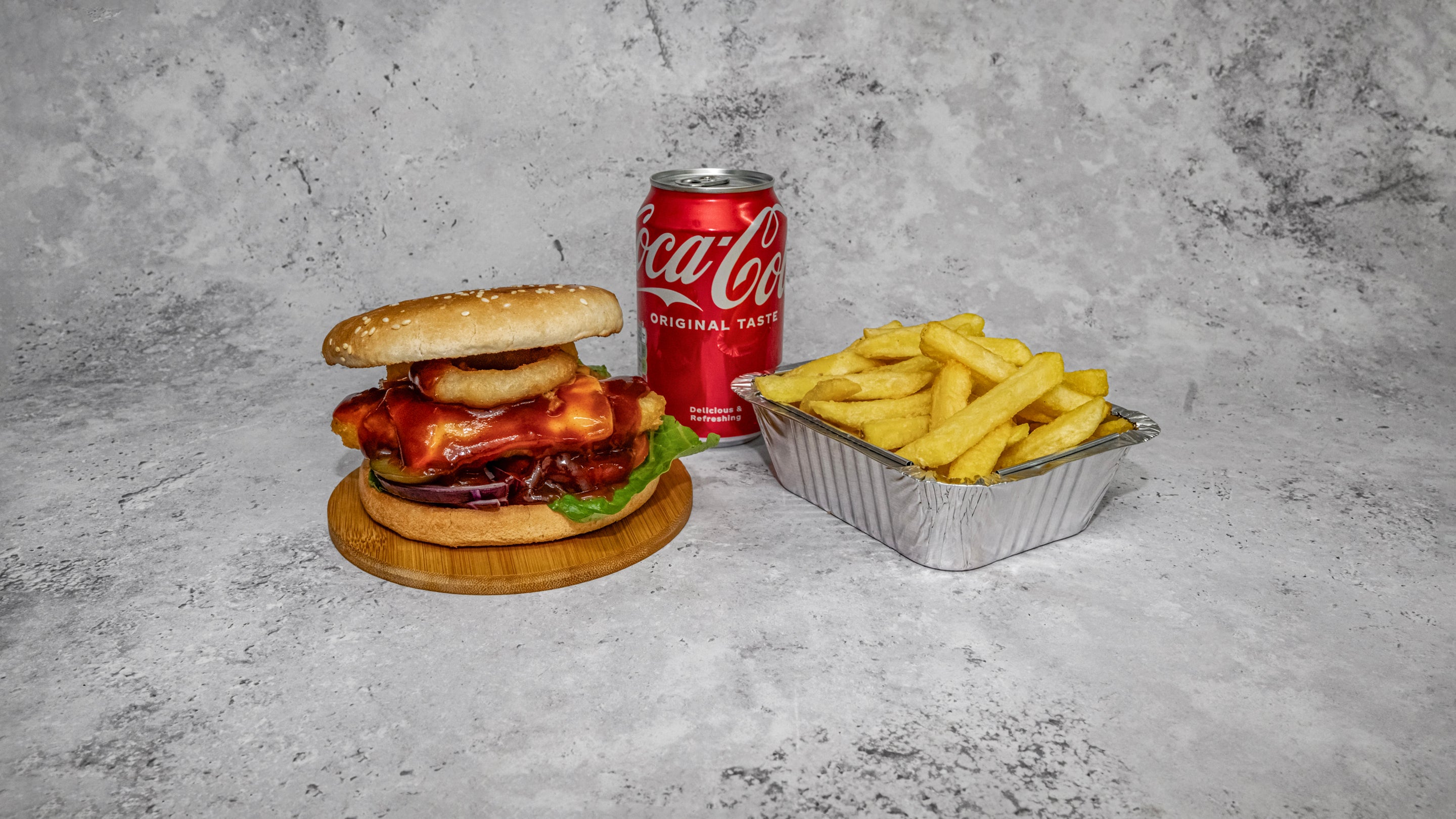 Bbq Chicken Canvas Burger