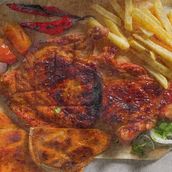 Half Charcoal Grilled Chicken