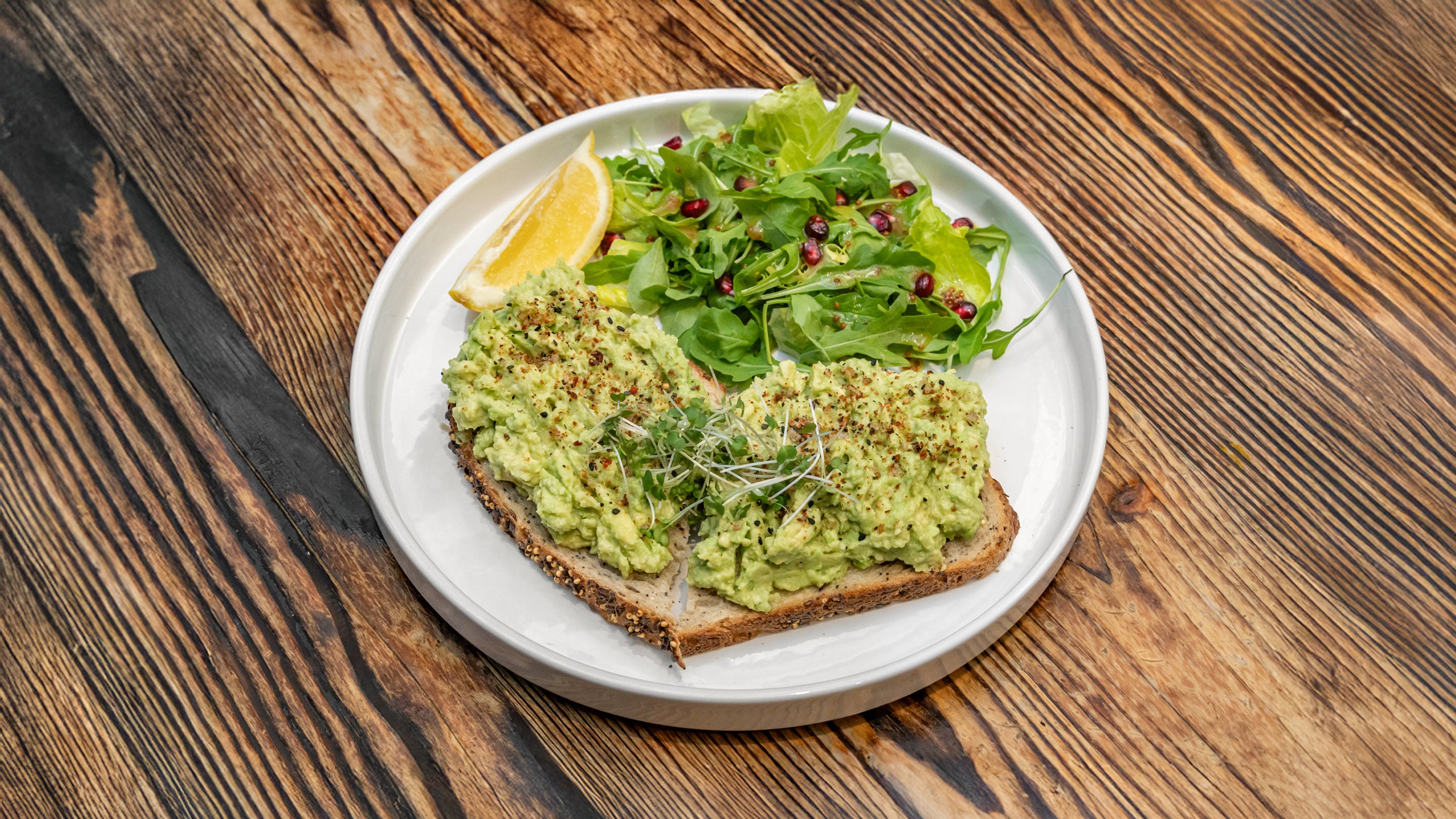Avocado on sourdough toast