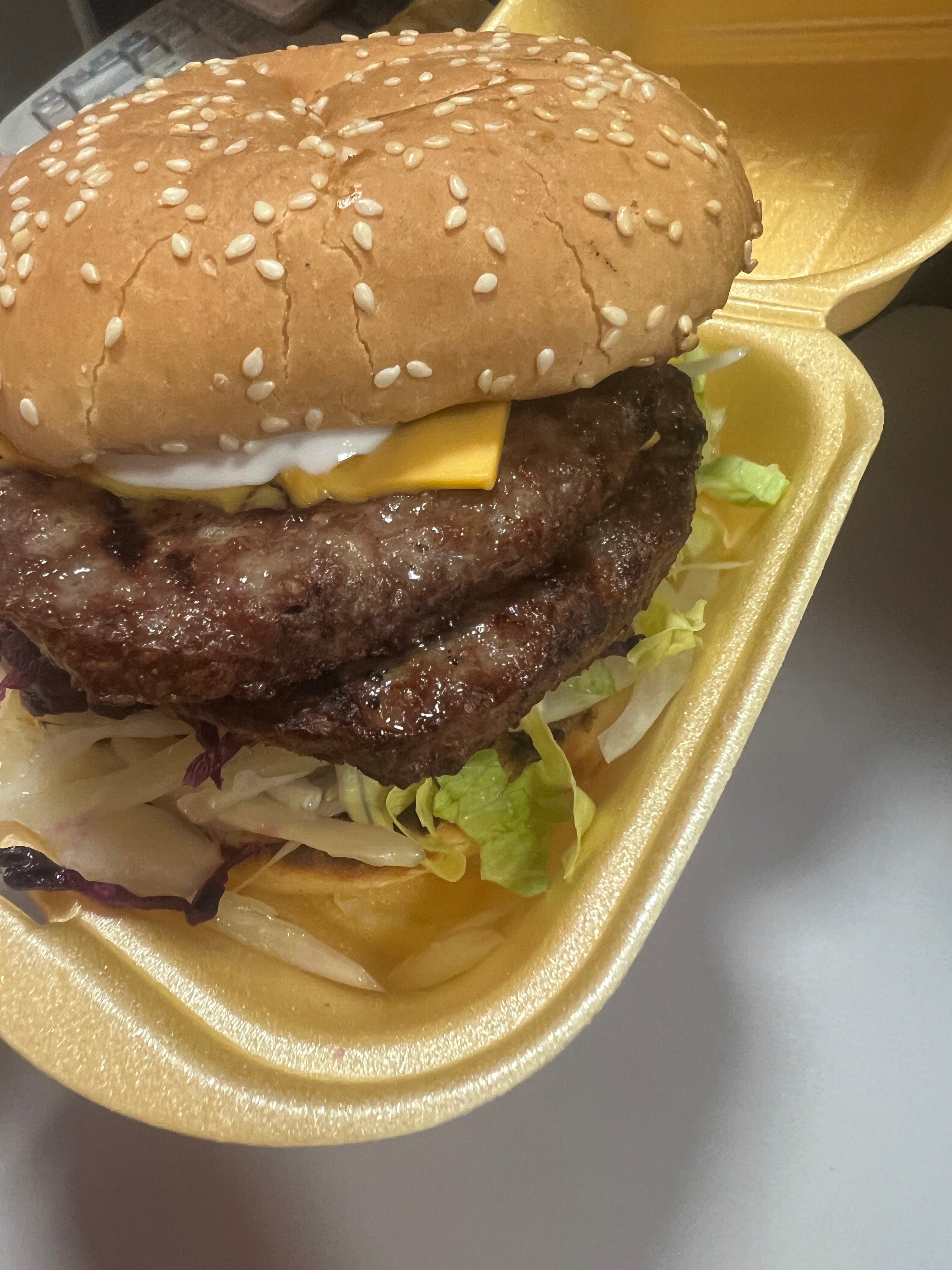 1/2 pounder burger with cheese