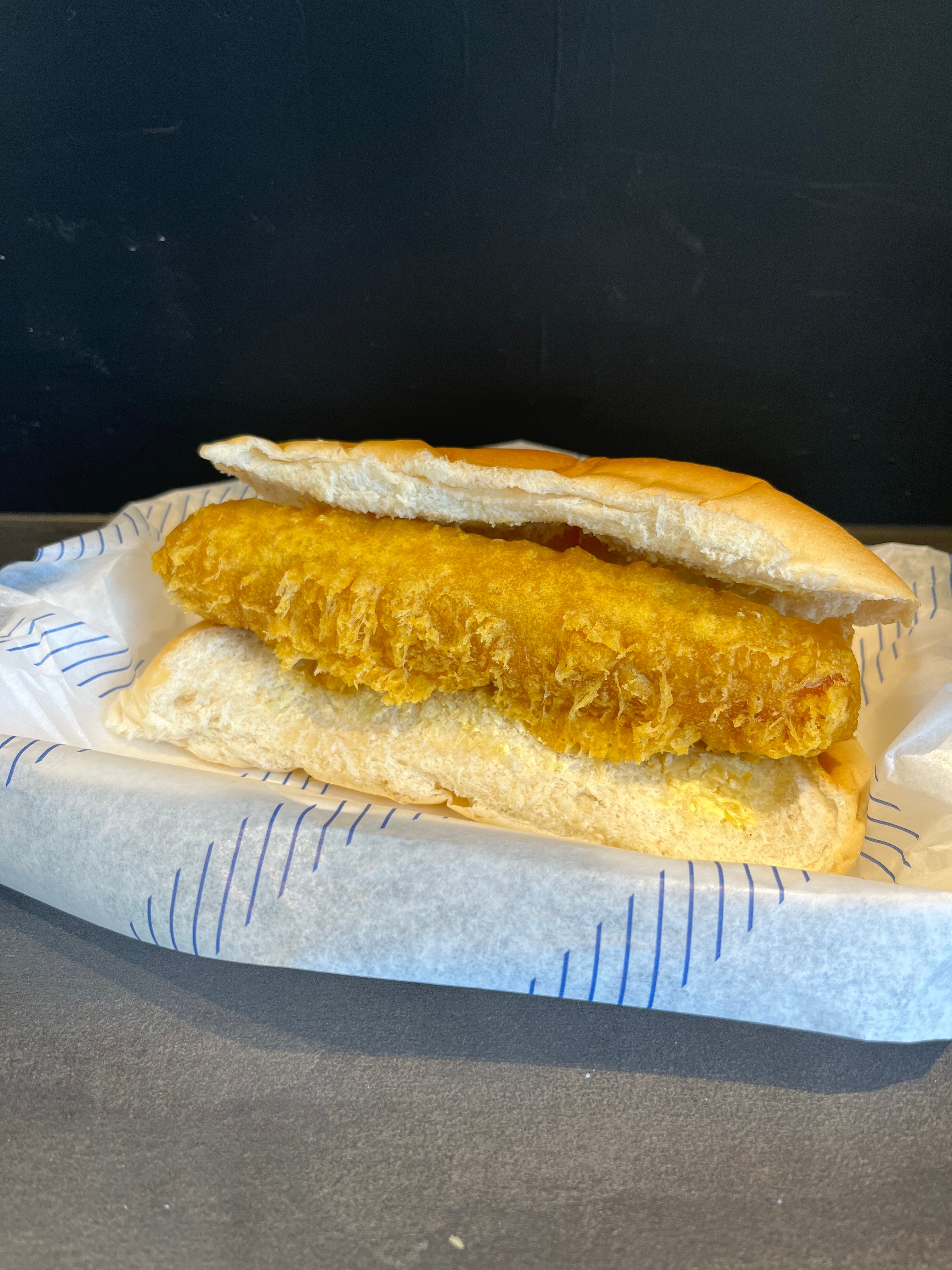 Battered Sausage Butty