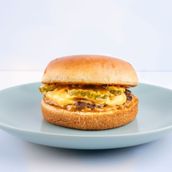 Simple beef burger