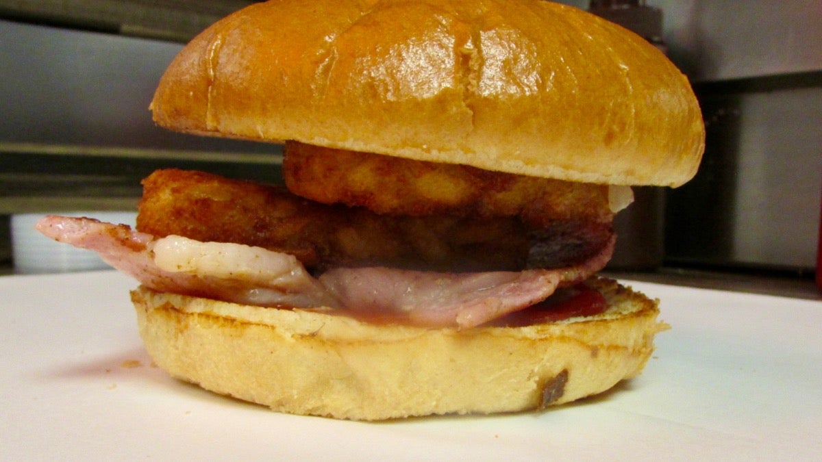 Sausage & Bacon Brioche Bun