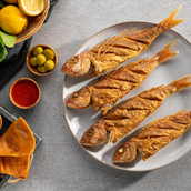Fried Sultan Ibrahim Platter