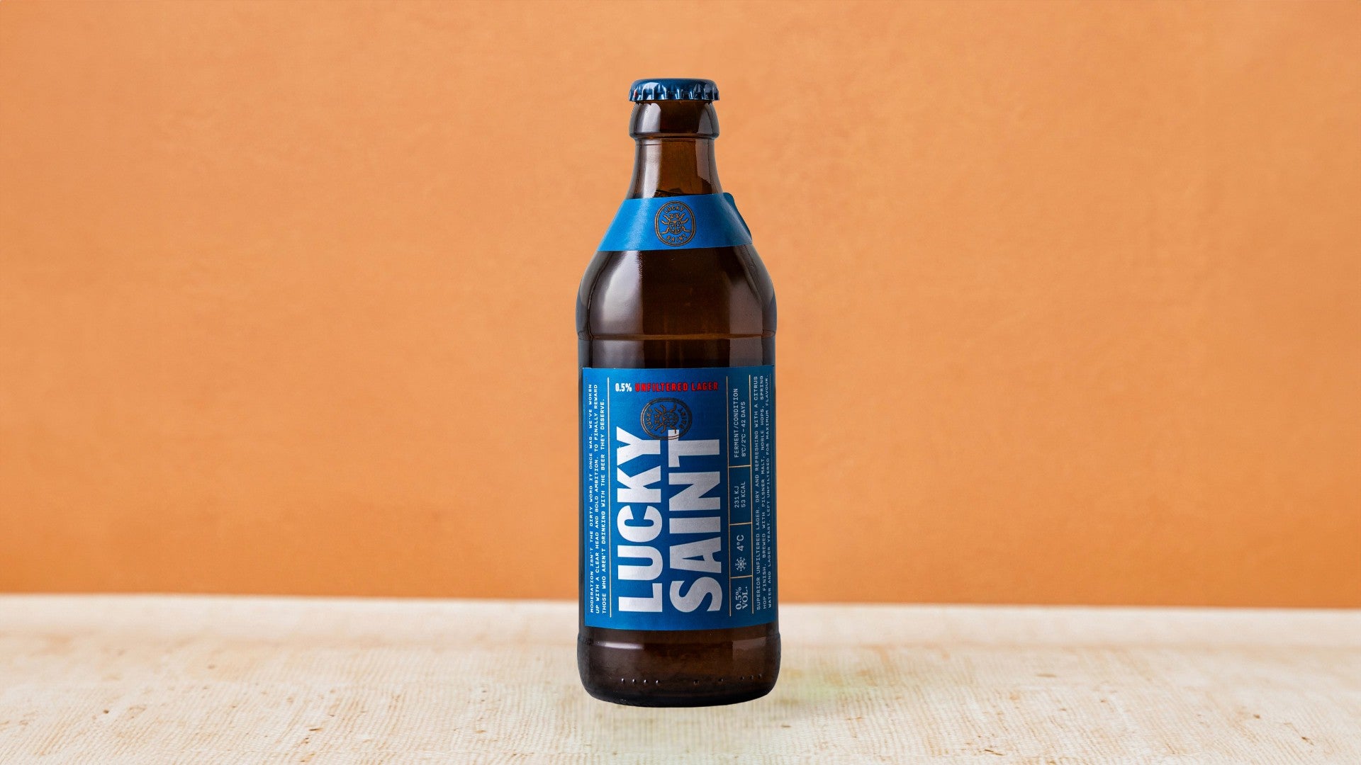 Lucky Saint Lager 0.5% 330ml