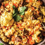 Uzbek Beef Plov(Узбекский плов с говядиной)