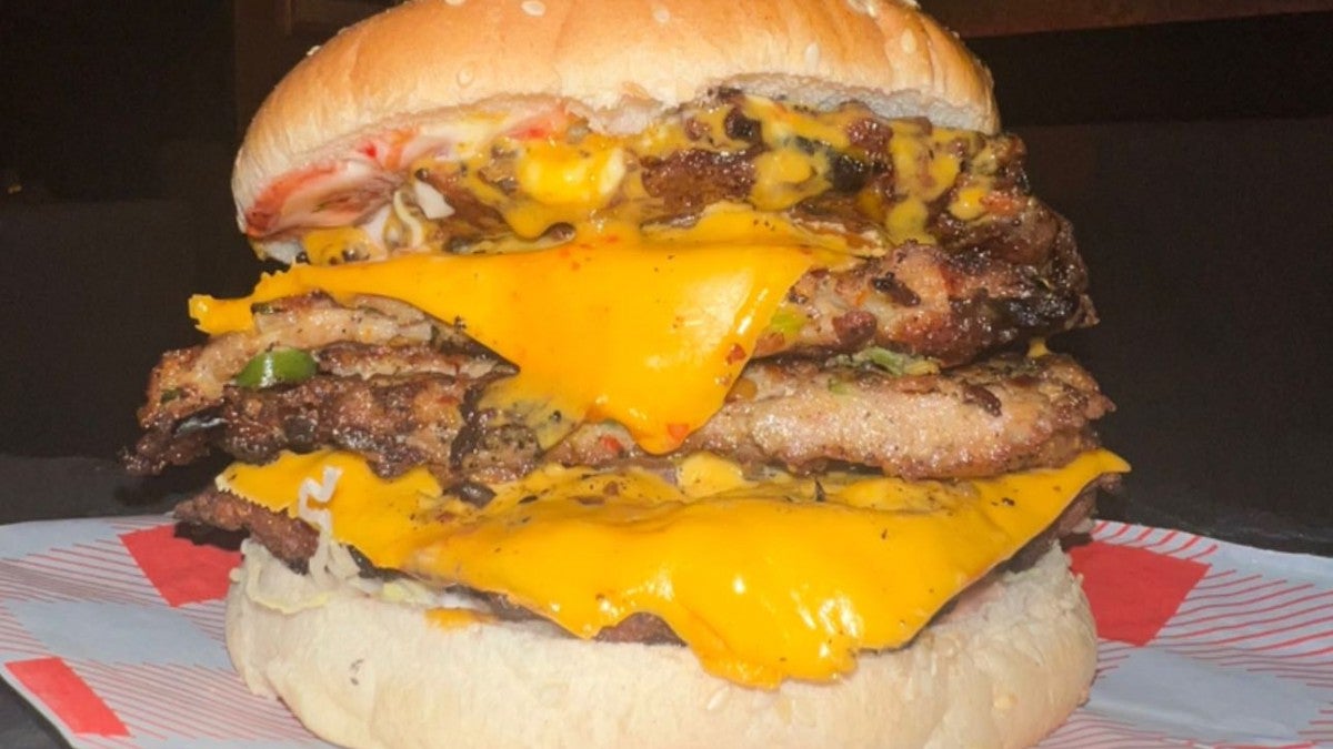 Chapli Sizzler Burger (Double)