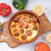 Sujouk Egg With Cheese