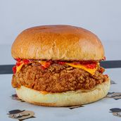 dnamite chicken burger