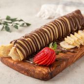 Nutella Crepe With Fruit Filling