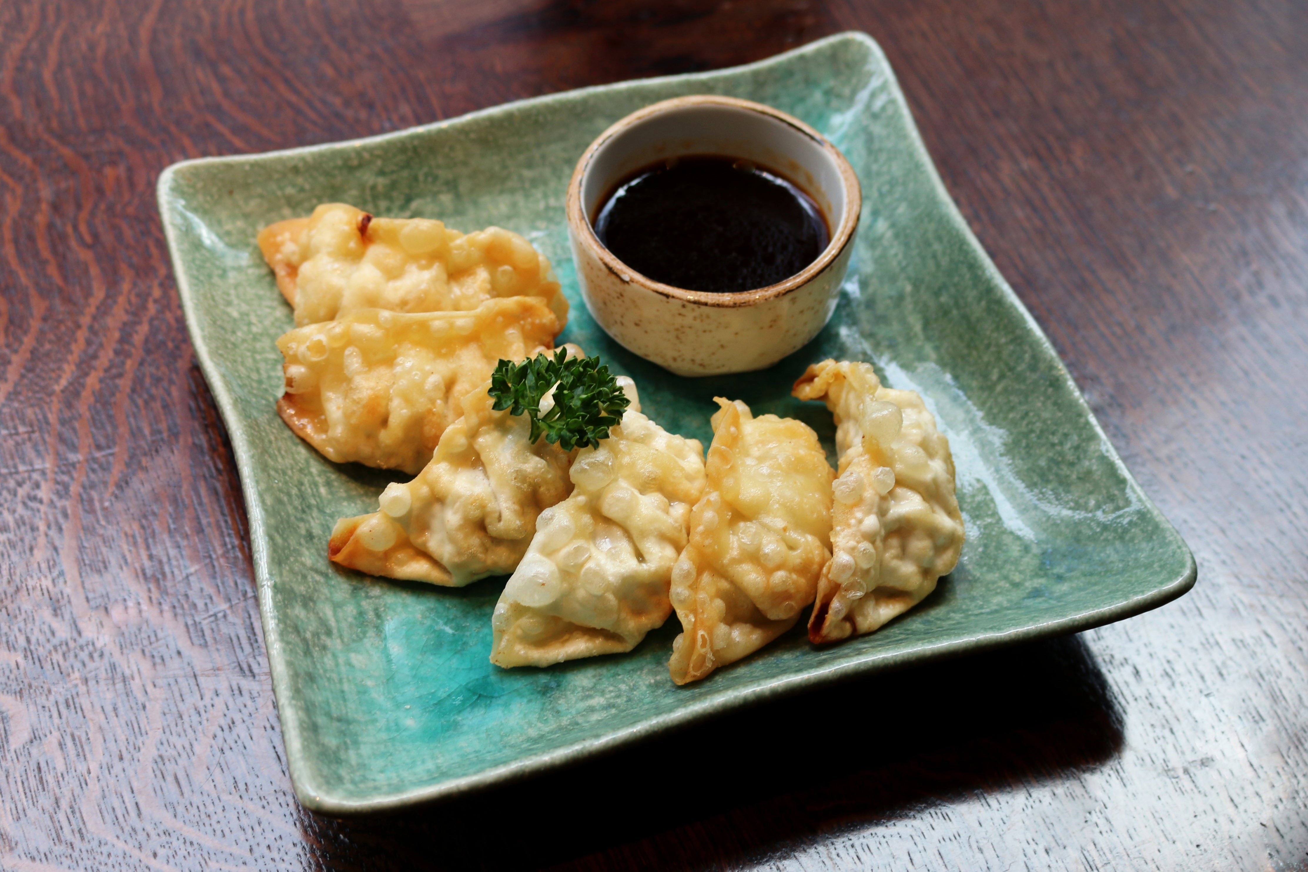 Prawn gyoza
