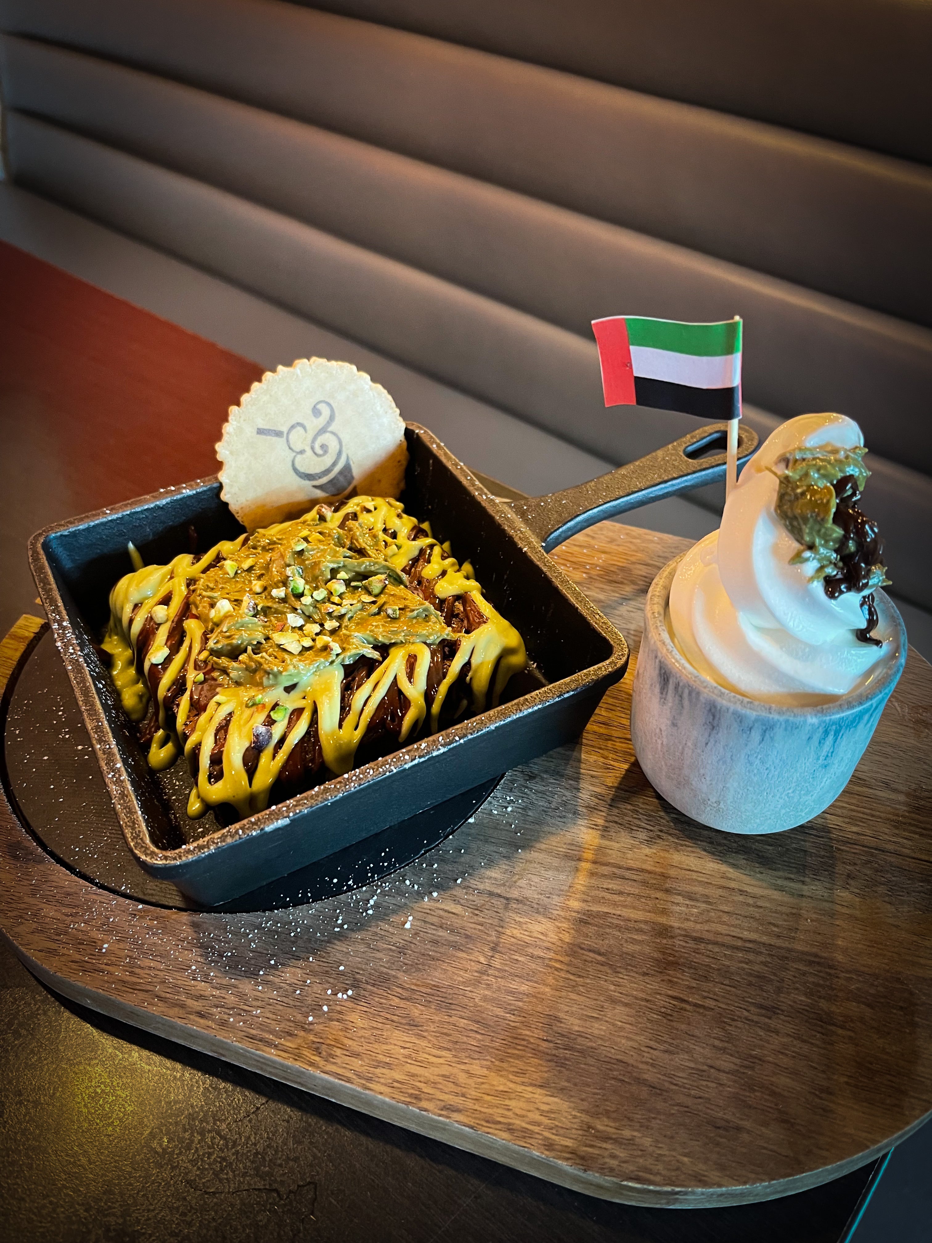 Kunafa Brownie Melt