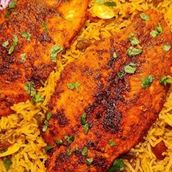Fish Al Faham with Rice
