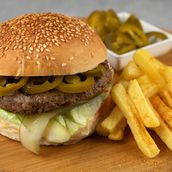 Classic beef burger
