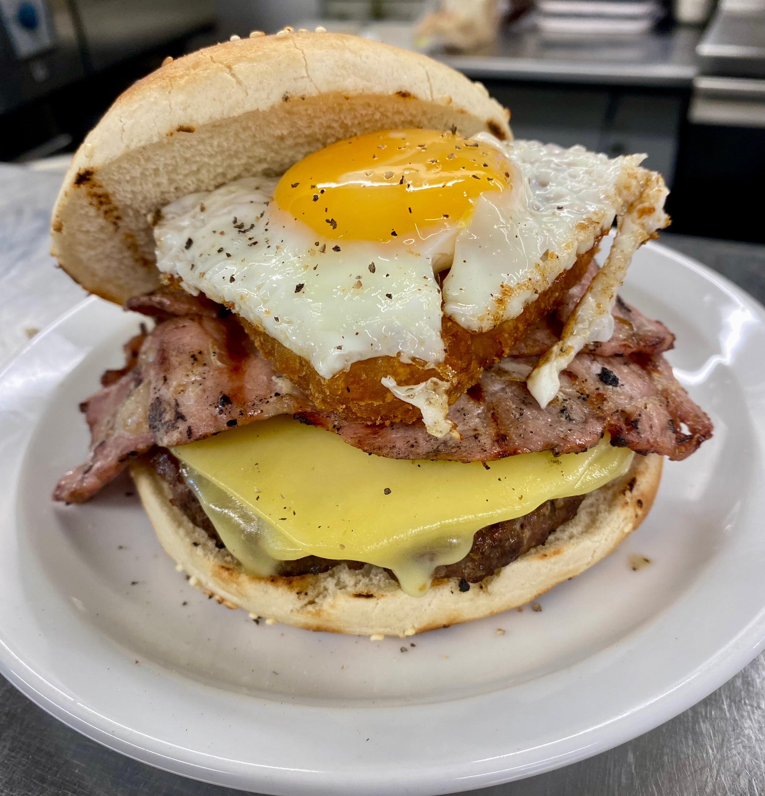 All Day Breakfast Burger