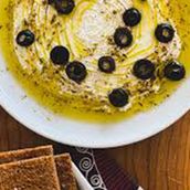 Labneh with olives B Plate