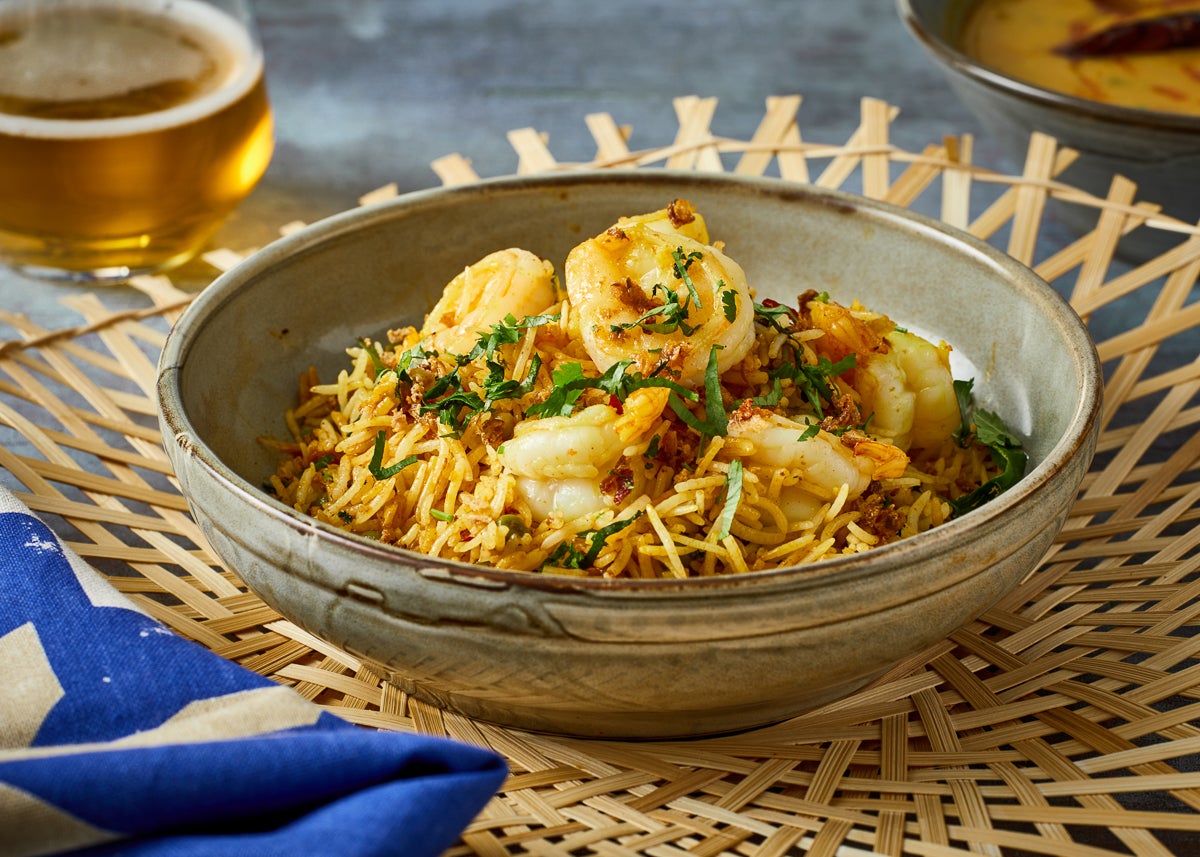Calicut Prawn Biryani