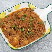 Beef Keema Fry With Paratha