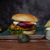 Crispy Paneer Makhani Burger