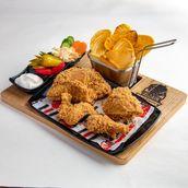 broasted spicy meal
