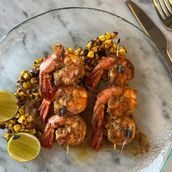 Grilled Prawn Skewers