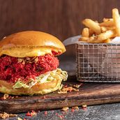Cheetos Chicken Burger
