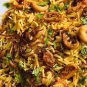 Kanava (Squid) Biryani