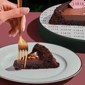 Guilt Free Vegan Chocolate Cake Slice
