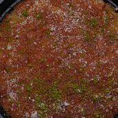 Basbousa With Cream Plate