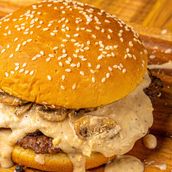 Truffle Mushroom Burger