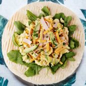 Smoked Turkey Egg Wrap