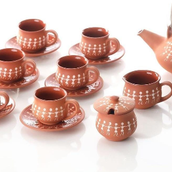 Terracotta Tea Cup Tts 9 Set
