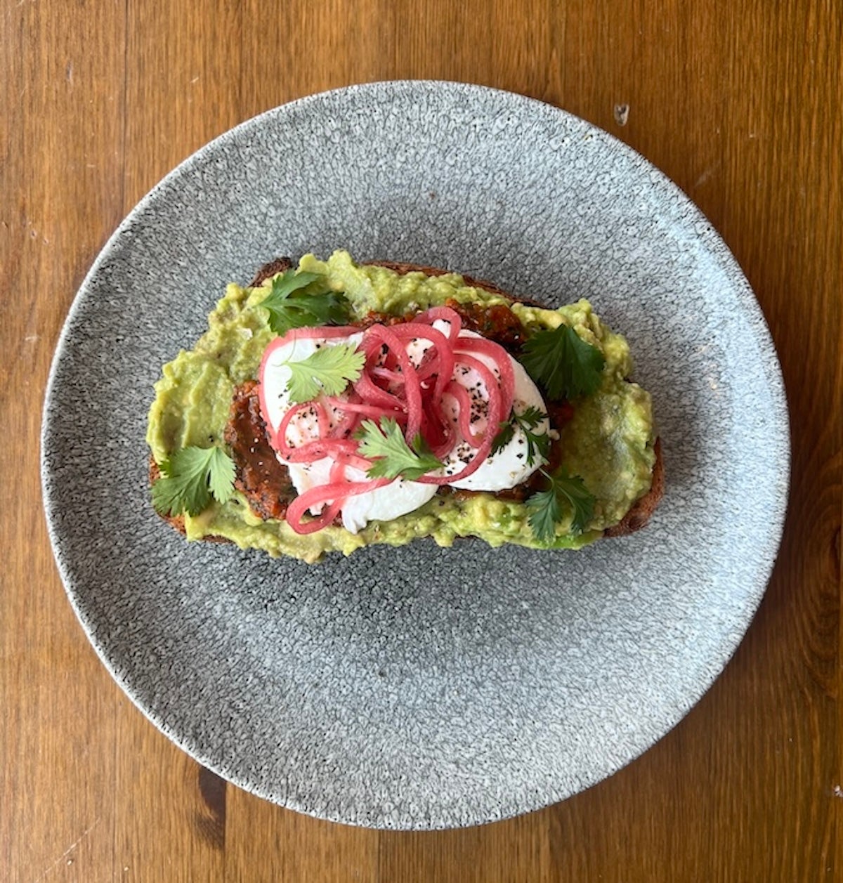 Smashed avocado