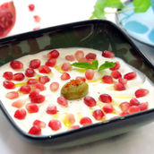 Labneh With Pomegranate And Mint