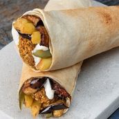 big falafel sandwich